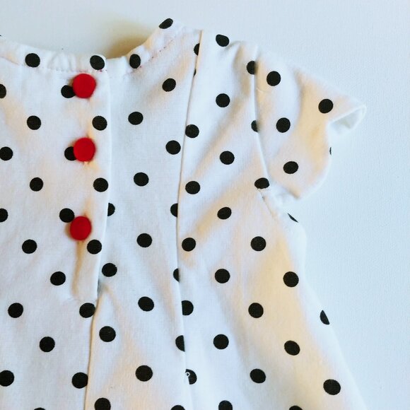 Maggie & Zoe Short-Sleeved Polka-Dot Dress 12 months - Picture 4 of 10